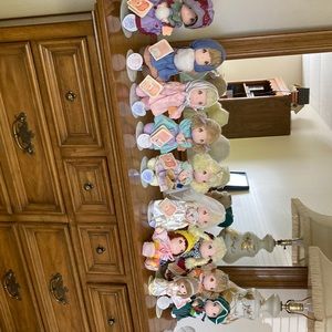 Precious moments fabric dolls